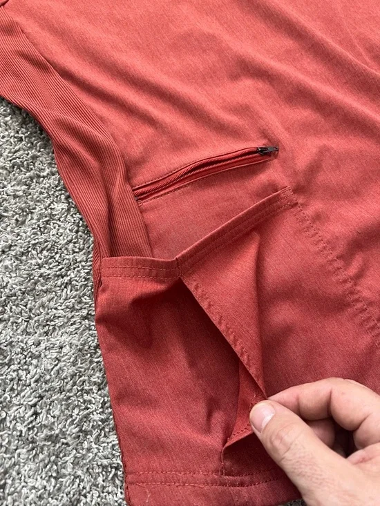 Dickies Women's Heather Clay Short Sleeve Balance V-Neck Scrubs Top - Size M - Picture 4 of 6